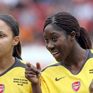 Alex Scott and Anita Asante (Arsenal)