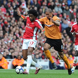 Alex Song (Arsenal) Carl Henry (Wolves). Arsenal 1: 0 Wolverhampton Wanderers