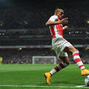 Alexis Sanchez in Action: Arsenal vs. Southampton, Capital One Cup 2014/15
