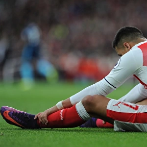 Alexis Sanchez in Action: Arsenal vs Middlesbrough, Premier League 2016-17