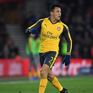 Alexis Sanchez: Arsenal's FA Cup Star in Action Against Southampton (2017)