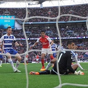 Alexis Sanchez Scores the Game-Winning Goal for Arsenal in FA Cup Semi-Final Against Reading