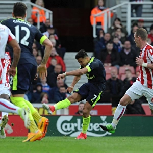 Alexis Sanchez's Hat-Trick: Arsenal Secures Victory Over Stoke City in Premier League 2016-17