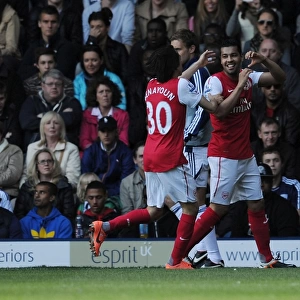 Andre Santos and Yossi Benayoun: Arsenal's Unforgettable Goal Celebration vs. West Bromwich Albion (2011-12)