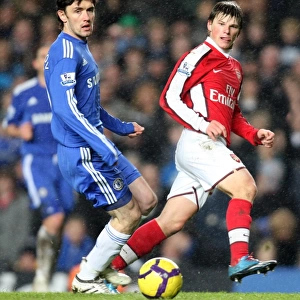 Andrey Arshavin (Arsenal) Yury Zhirkov (Chelsea). Chelsea 2: 0 Arsenal. Barclays Premier League