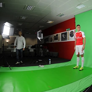 Arsenal 1st Team Training: Gabriel at Emirates Stadium, July 2015