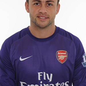 Arsenal 2013-14 Squad: Lukas Fabianski at the Team Photocall