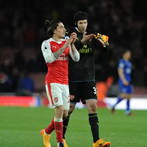 Arsenal: Cech and Bellerin Celebrate Victory Over Leicester City