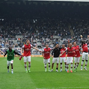 Arsenal Celebrate Victory Over Newcastle United in Premier League Showdown (2012-13)