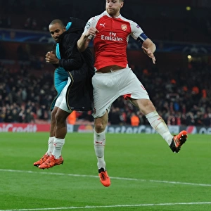 Arsenal Champions League Victory: Theo Walcott and Per Mertesacker's Jubilant Moment (2015/16)