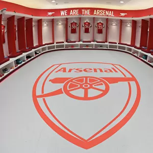 Arsenal Changing Room Before Arsenal vs Leeds United: Premier League Showdown at Emirates Stadium (2021-2022)