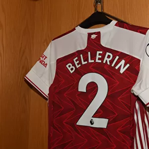 Arsenal Changing Room: Hector Bellerin's Shirt Before Arsenal vs Burnley (2020-21)