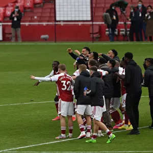 Arsenal Clinch Premier League Title: David Luiz and Team Celebrate Historic Victory over Brighton & Hove Albion
