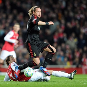 Arsenal Crushes AC Milan 3-0: Rosicky's Brilliance in Champions League