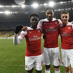 Arsenal Debutants Saka, Medley, and Gilmour Post-Match against Vorskla Poltava in UEFA Europa League