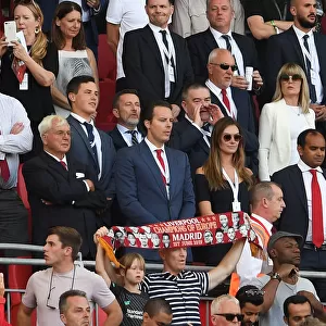 Arsenal Directors Sir Chips Keswick and Josh Kroenke at Liverpool-Arsenal Premier League Clash (2019-20)