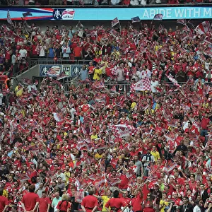 Arsenal FA Cup Final at Wembley: Fans Unwavering Support and Hope (Arsenal vs. Hull City, 2014)