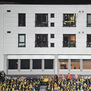 Arsenal Fans Amongst Bodo/Glimt Crowd: UEFA Europa League Clash, Norway, 2022