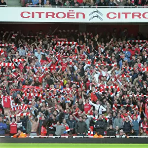 Arsenal Fans Celebrate Goals Against Tottenham in the Premier League