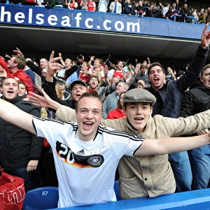 Arsenal Fans Celebrate Premier League Victory over Chelsea (2011-12)