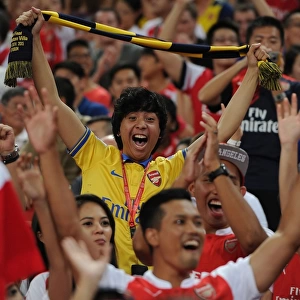 Arsenal Fans Passion: A Singapore Showdown - Arsenal vs. Everton at the 2015 Asia Trophy