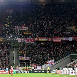 Arsenal Fans Roar in RheinEnergieStadion: FC Koln vs Arsenal (UEFA Europa League 2017-18)
