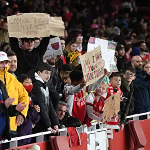 Arsenal Fans Roar on Their Team in Carabao Cup Clash Against Leeds United