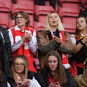 Arsenal Fans Unite at FA Women's Super League: Tottenham Hotspur vs Arsenal, London 2023