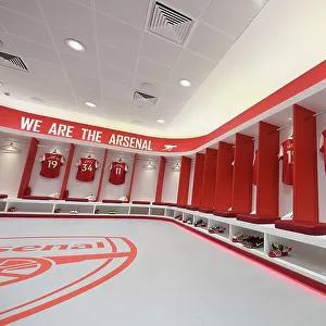 Arsenal FC: The Calm Before the Storm - Arsenal Changing Room, Premier League Match vs Everton
