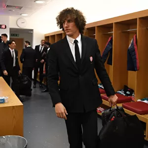 Arsenal FC: David Luiz in the Changing Room Before Arsenal v Crystal Palace (2019-20)