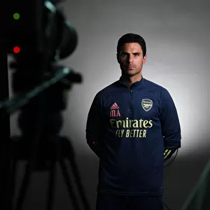 Arsenal FC: Mikel Arteta at 2020-21 First Team Photocall