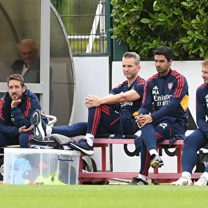 Arsenal FC: Mikel Arteta and Coaches Prepare for Ipswich Town Friendly