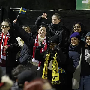 Arsenal FC: A Sea of Passionate Fans - West Ham United vs. Arsenal, Barclays Women's Super League