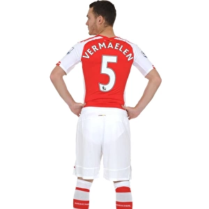 Arsenal FC: Thomas Vermaelen at Emirates Stadium (2014/15 Photocall)