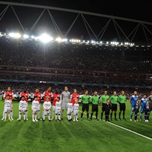 Season 2011-12 Framed Print Collection: Arsenal v Olympiacos 2011-12