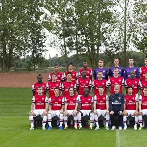 Arsenal First Team 2013-14: The Complete Squad at London Colney