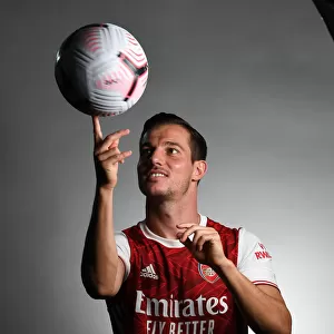 Arsenal First Team 2020-21: Cedric Soares at Arsenal Media Photocall