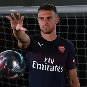Arsenal First Team: Aaron Ramsey at 2018/19 Photo Call