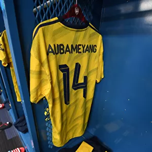 Arsenal Football Club: Pierre-Emerick Aubameyang Gears Up for Arsenal v Bayern Munich in the International Champions Cup, Los Angeles, 2019