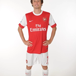Arsenal Football Club: Tomas Rosicky at 1st Team Photocall and Membersday, Emirates Stadium (2010)