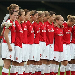Arsenal Ladies Honor Minutes Silence Against Sparta Prague in UEFA Cup