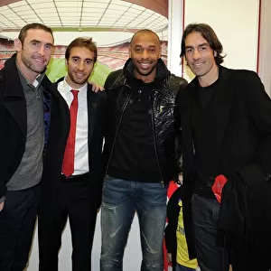 Arsenal Legends Reunite: Henry, Keown, Pires and Flamini at Emirates Stadium
