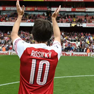 Arsenal Legends vs Real Madrid Legends: Rosicky Shines in Epic Showdown at Emirates Stadium