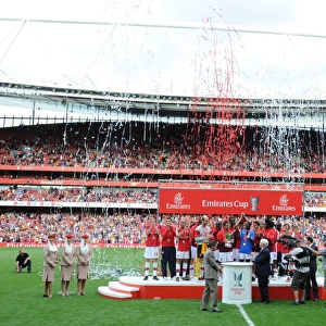 Arsenal lift the Emirates Cup