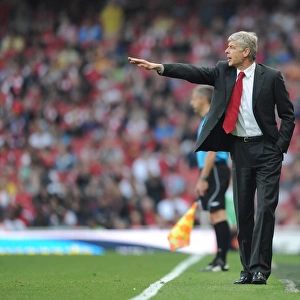 Arsenal manager Arsene Wenger. Arsenal 0: 0 Manchester City, FA Barclays Premier League