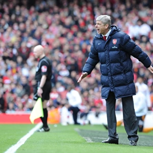 Arsenal manager Arsene Wenger. Arsenal 1: 0 Wolverhampton Wanderers, FA Barclays Premier League