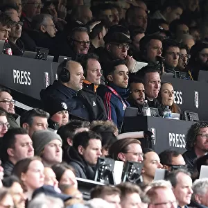 Arsenal Scouts Observing Fulham Match at Craven Cottage, Premier League 2022-23
