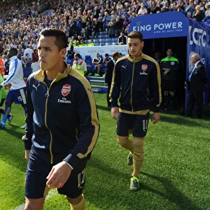 Arsenal Stars Alexis Sanchez and Mesut Ozil: Focused Before Leicester City Showdown (2015/16)