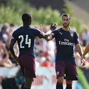 Arsenal Stars: Nketiah, Mkhitaryan, Ramsey in Pre-Season Action vs Borehamwood