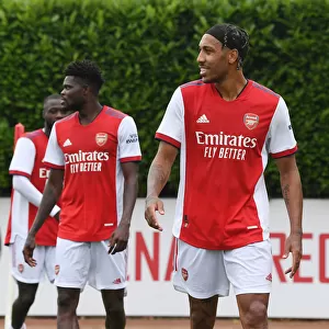 Arsenal Stars Partey and Aubameyang Post-Match: Arsenal v Millwall Pre-Season Friendly, 2021